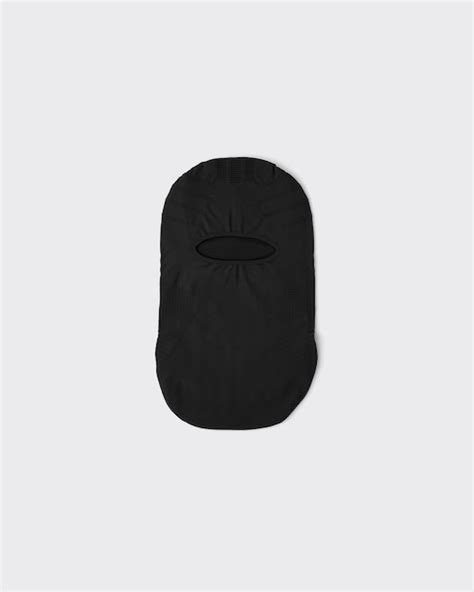 prada mask|Black Technical Knit Ski Mask .